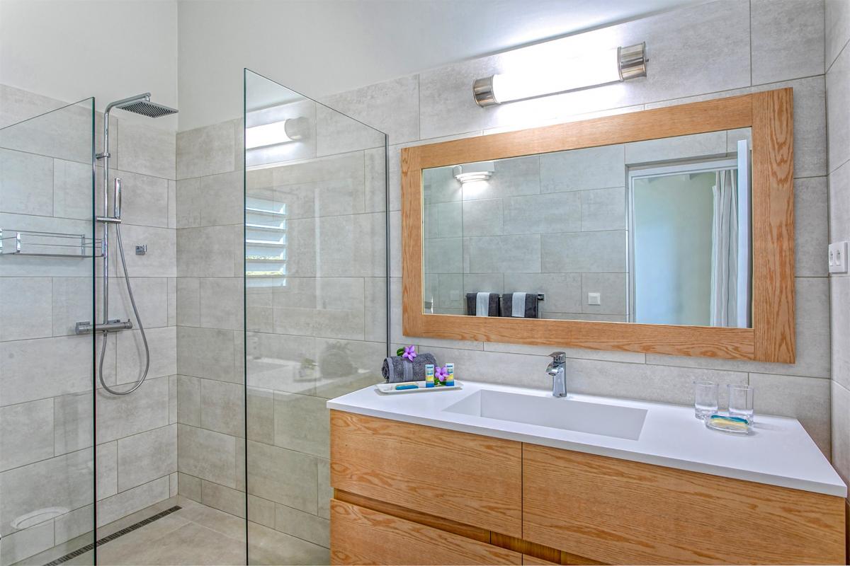Pool villa St Martin - Bathroom with shower 2